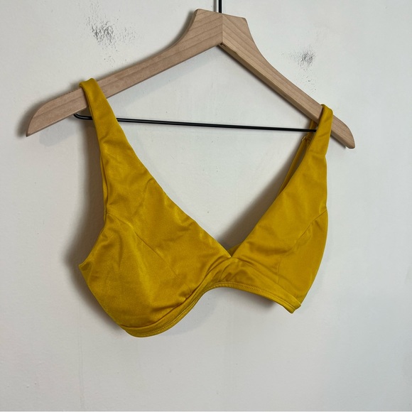 SOMMER SWIM- Dylan Top Hot Mustard Bikini Summer Swimming Pool Resort Ocean - Picture 4 of 7